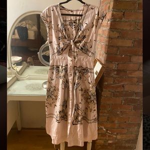 Free Prople Tie Top MIDI Dress